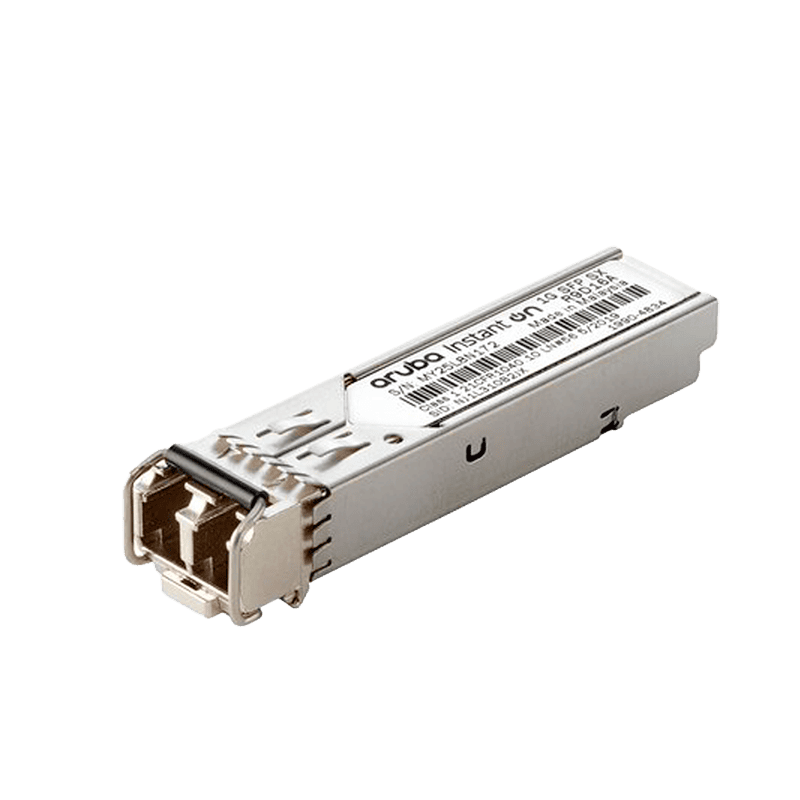 Transceiver Aruba Instant On 1G SFP LC SX 500m MMF<br><span class="sku-en-lista" style="font-size: 13px; color: #888;">SKU: R9D16A</span>